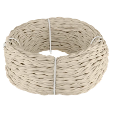 Изображение Ретро кабель витой2х1,5 (песочный) 20 м W6452246